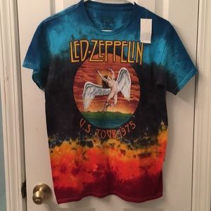 Tie-die Led Zeppelin shirt